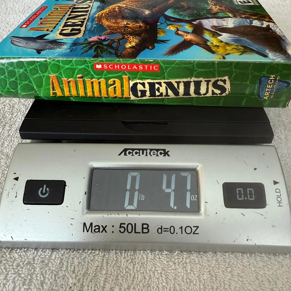 Scholastic Animal Genius PC Game One Size Blue Green